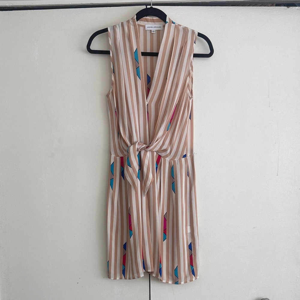 Amanda Uprichard Women’s Striped Mini Dress